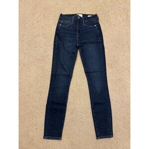 FRAME Le High Skinny - Size 26 - Dark Indigo